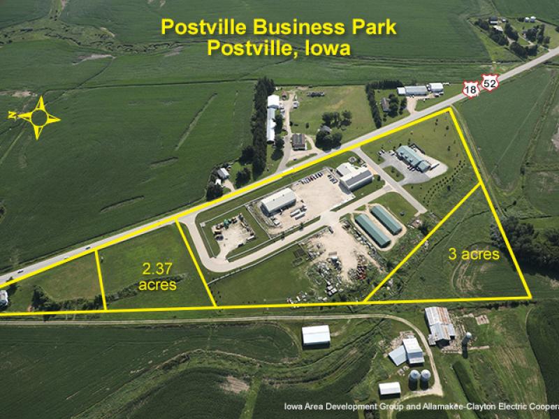 Iowa Commercial & Industrial Land Economic Development site for the